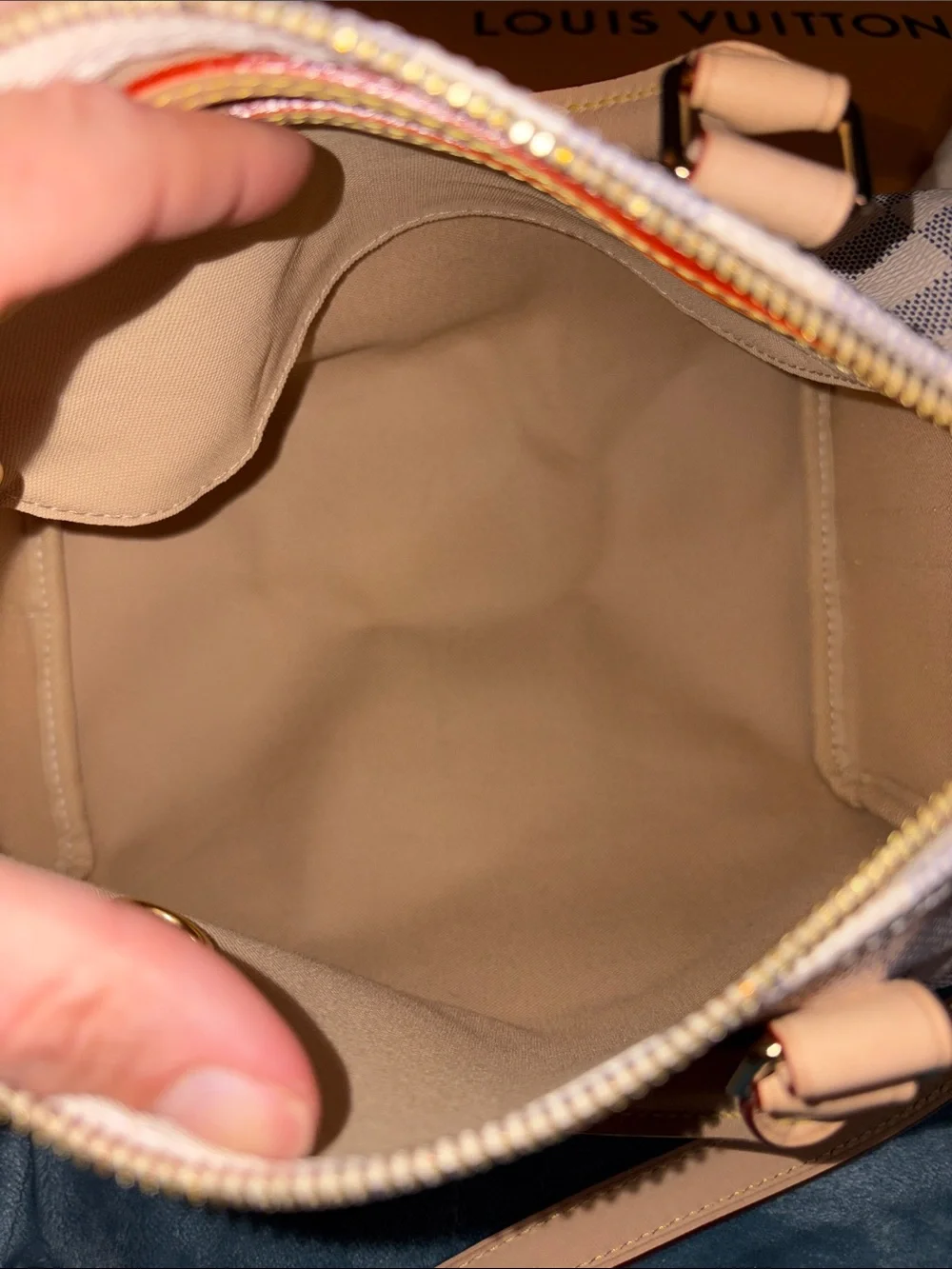 Louis Vuitton Damier Azur speedy 25 Bandouliere! Pristine cond
